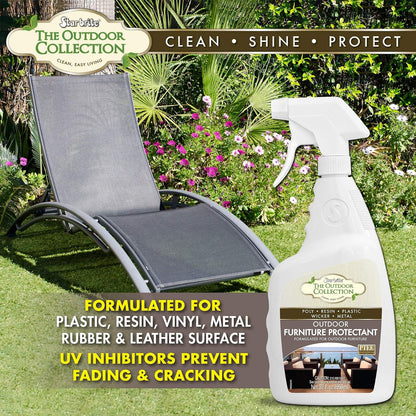 Star brite 59032 - Spray protector para muebles de patio y exteriores, 32 onzas, renovar y restaurar el color, evita la decoloración y agrietamiento por rayos UV
