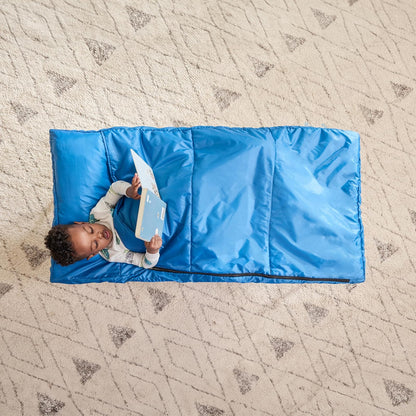 Regalo My Cot Deluxe, with Sleeping Bag, Navy