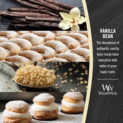 Virginia Candle Company Woodwick Vela Vainilla en Tarro Mediano