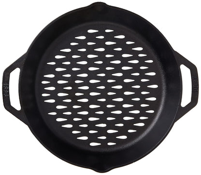Lodge - Cesta para parrilla de hierro fundido de 12 pulgadas