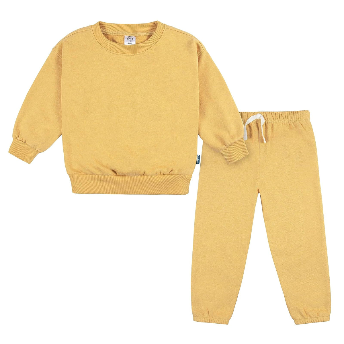 Gerber Conjunto de Sudadera de 2 Piezas para Bebé - 3 Años - Amarillo Solid