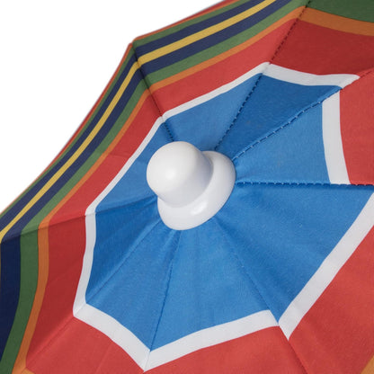 ONIVA - a Picnic Time Brand Sombrilla para exteriores, rayas multicolor