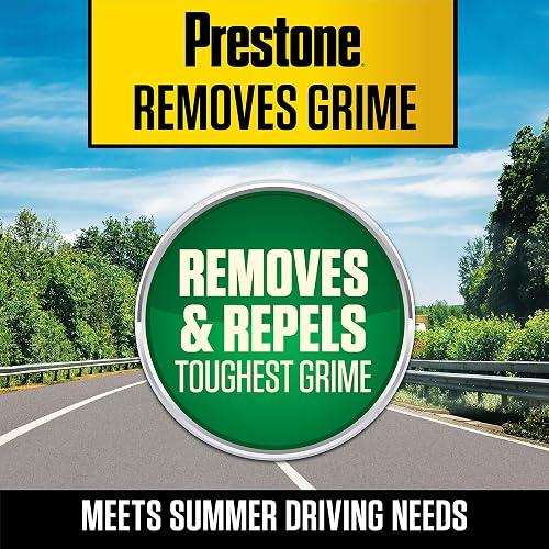 Prestone Bug Wash Liquido Limpiador de Parabrisas AS657, 1 Galon