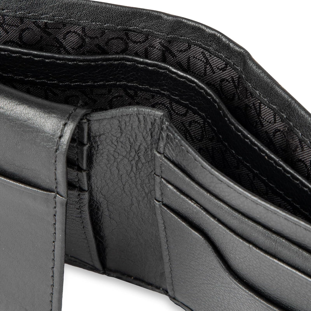Calvin Klein Billetera de piel con bloqueo para Hombre