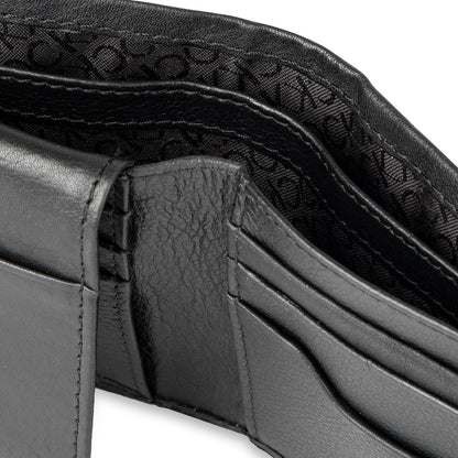 Calvin Klein Billetera de piel con bloqueo para Hombre