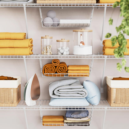 ClosetMaid Hideaway - Estante Colgante de Alambre para armarios, despensas, lavaderos (Paquete de 3)