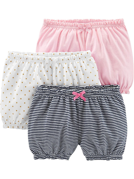 Simple Joys by Carter's 3-Pack Bloomer Short Pantalones cortosBebé-Niñas