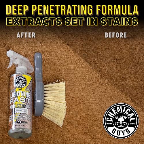 Chemical Guys Lightning Fast Extractor de Manchas de Moquetas y Tapicérías SPI_191_16SW, 473 ml, Aroma Fresco