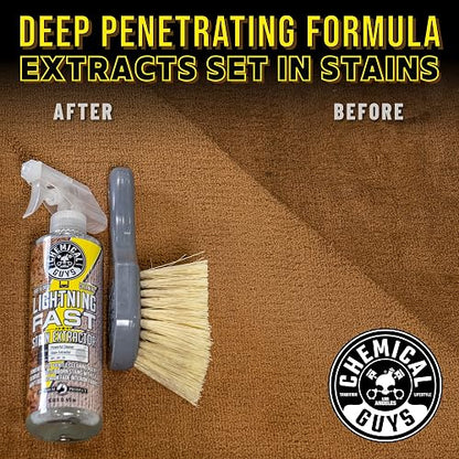 Chemical Guys Lightning Fast Extractor de Manchas de Moquetas y Tapicérías SPI_191_16SW, 473 ml, Aroma Fresco