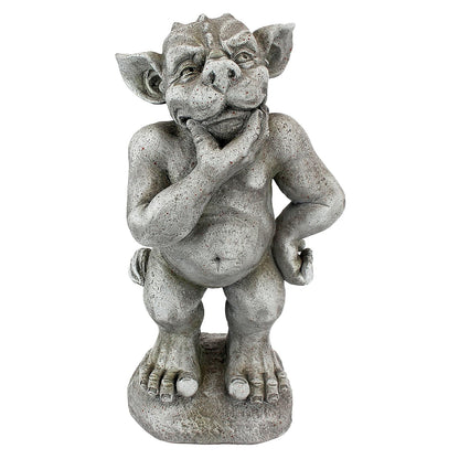Design Toscano Plato The Ponderer - Estatua de gárgola