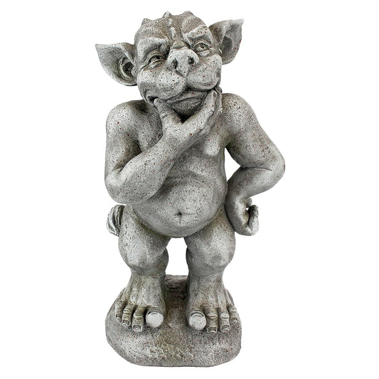 Design Toscano Plato The Ponderer - Estatua de gárgola