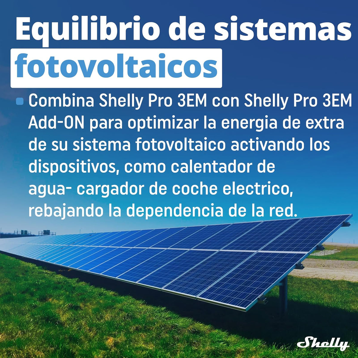 Shelly Pro 3EM Switch Add-On | Complemento Para Shelly Pro 3EM Contactos Secos Montaje en Carril DIN | Domótica | Aplicación iOS Android | No Requiere Hub | Paneles Solares | Aerogeneradores