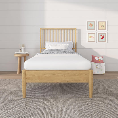 NapQueen - Colchón de Espuma viscoelástica Individual de 5 Pulgadas, Color Blanco para habitación de los niños/día - Litera rodar