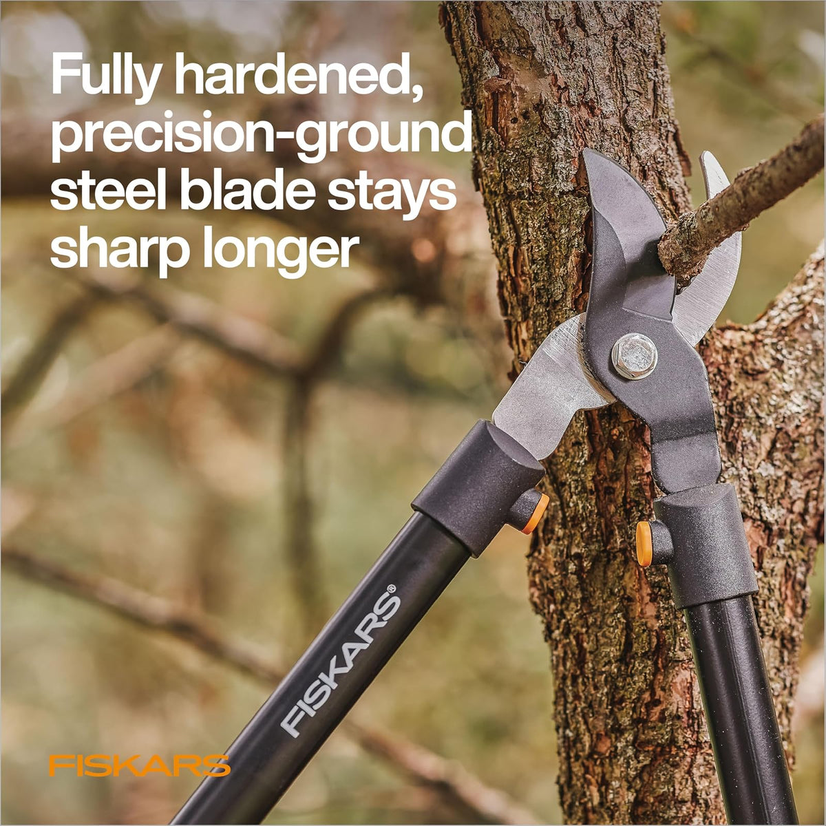 Fiskars 28 Inch Bypass Lopper Black/Orange (391461-1003)