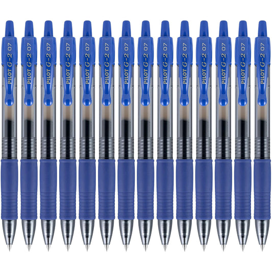 Pilot G2 Premium - Bolígrafos de gel de punta fina de 0,7 mm, punta fina, paquete de 14 unidades, ideales para la escuela, diario y escritura de oficina