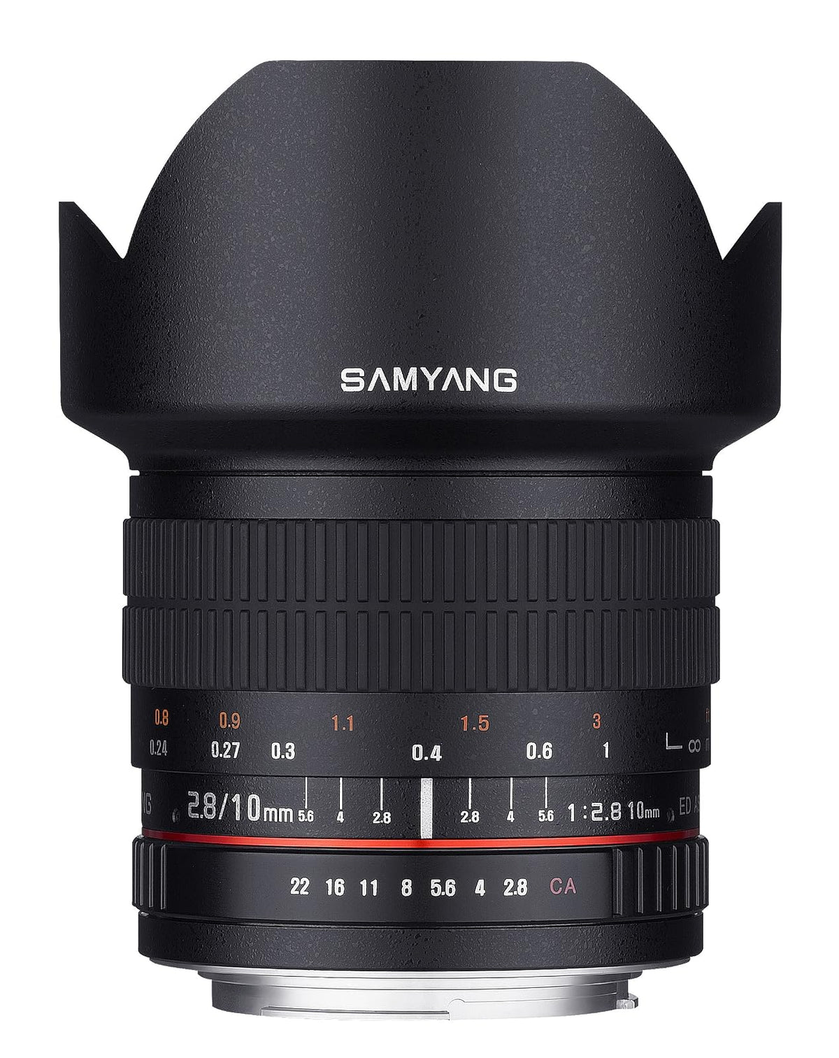 Samyang 10mm F2.8 ED AS NCS CS Ultra Wide Angle Lens for Samsung NX Mount Digital Cameras (SY10M-NX)