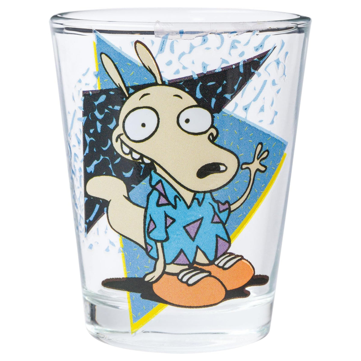 Silver Buffalo Nickelodeon Retro con Rocko, Angélica, Stimpy y Arnold Juego de 4 mini vasos de 1.5 onzas