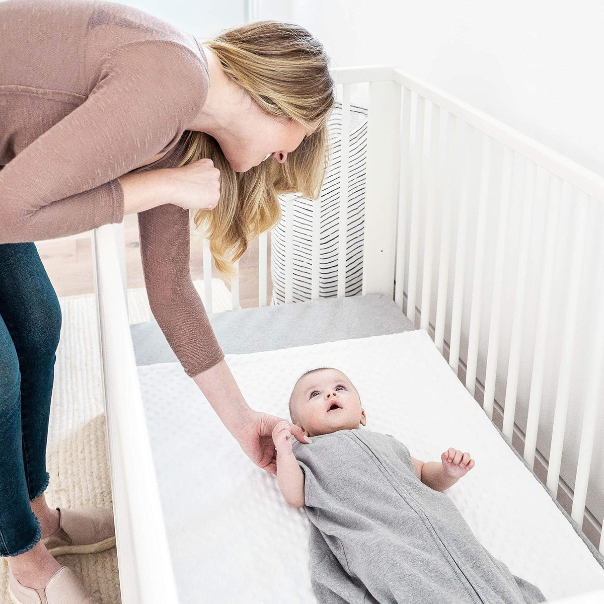 Comfy Cubs Sleep Saco de dormir 2 unidades, gris, mediano