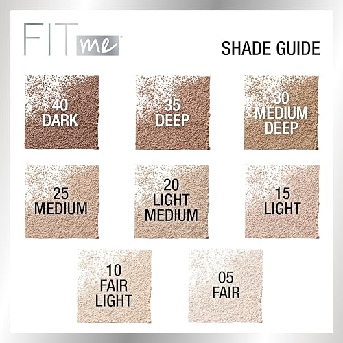 Maybelline Polvo de Maquillaje Fit Me Loose Powder, Tono Light, 20 g