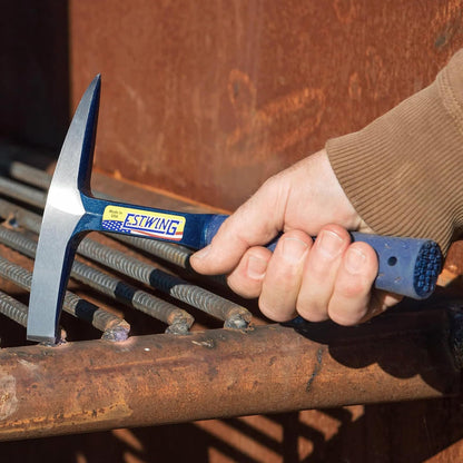 Estwing E3-WC 14 oz BIG BLUE Welding/Chipping Hammer with Shock Reduction Grip