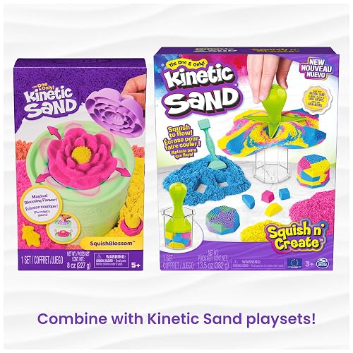 Kinetic Sand, el juguete sensorial de arena moldeable para niños, morada, 907 g, bolsa con cierre hermético, a partir de 3 años