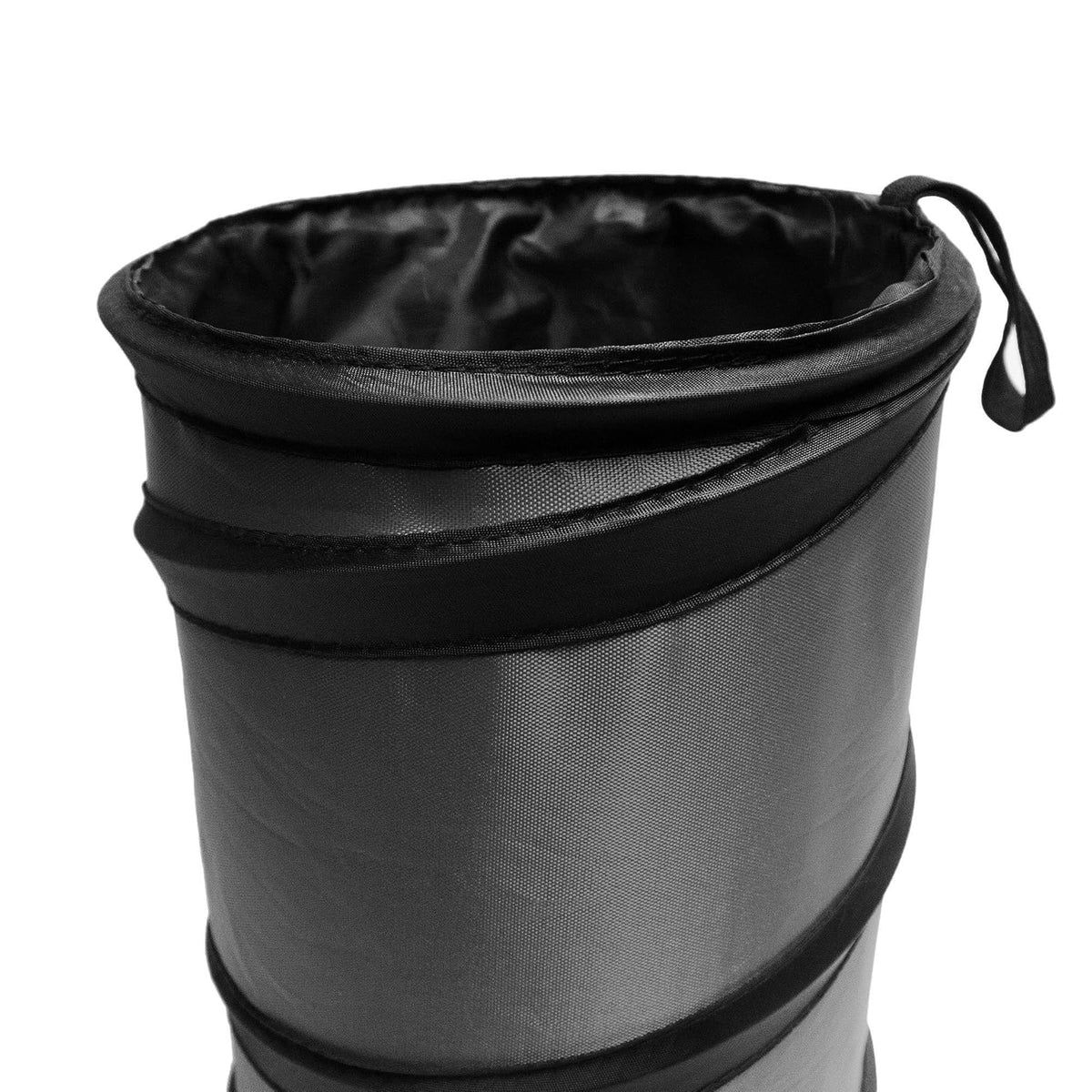 FH Group FH1121BLACK - Basurero para automóvil, color negro, Gris