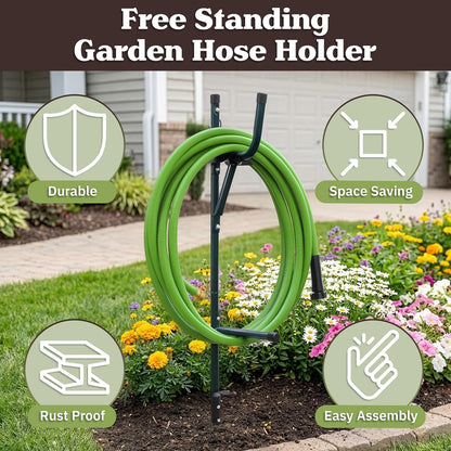 Stalwart 75-ST6009 In The Ground Hose Management Bracket, 50' Capacity