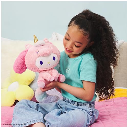 GUND Sanrio My Melody - Juguete de Peluche de Unicornio de Primera Calidad para Edades de 1 año en adelante, Rosa, 9.5 Pulgadas