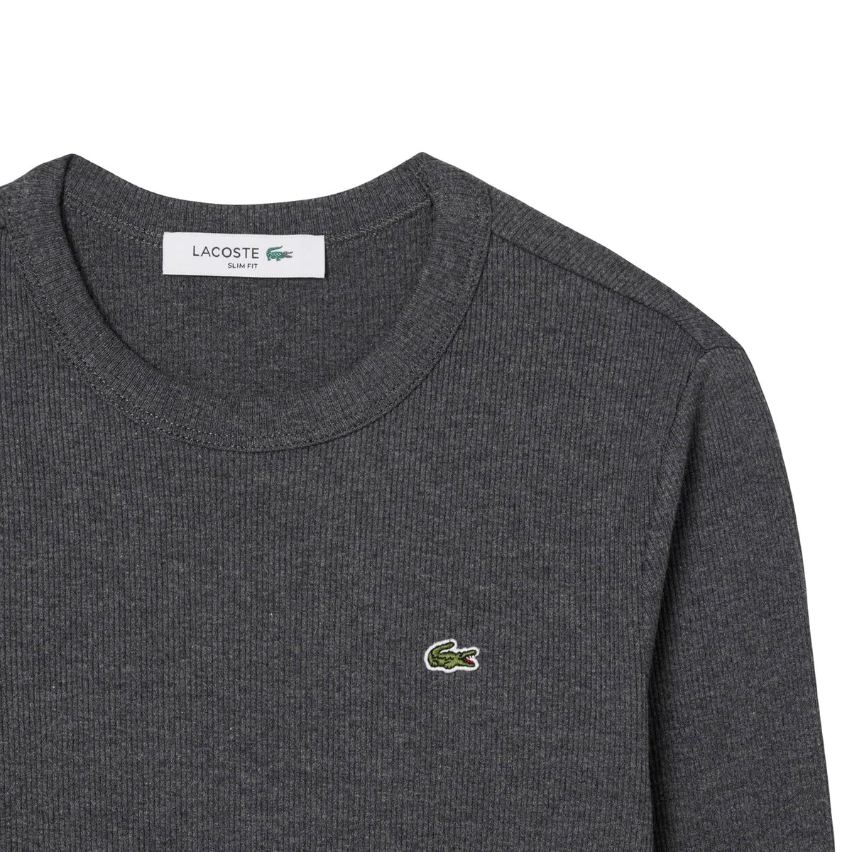 Lacoste Playera Slim fit de algodón orgánico y Manga Corta para Mujer