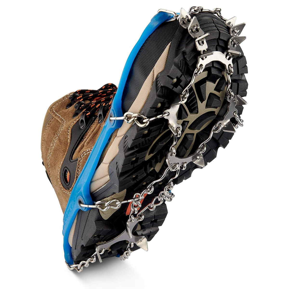 Yaktrax Ascent Heavy Duty Traction Cleats with 16 Stainless-Steel Spikes (1 Pair)