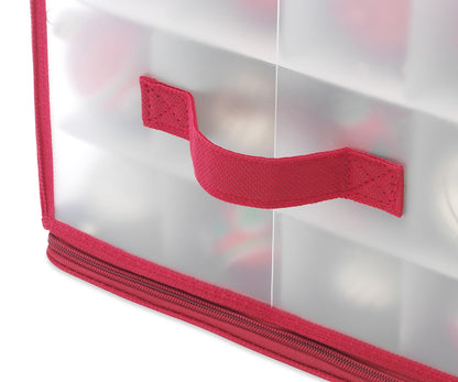 Whitmor Cajonera con Cremallera y 112 Compartimentos para Adornos navideños