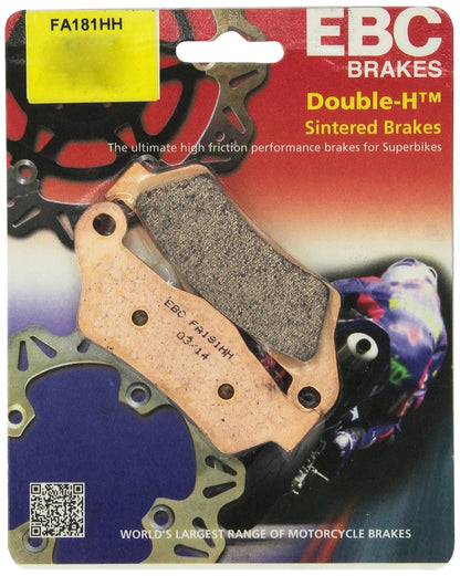 EBC Brakes Juego de Pastillas de Freno de Disco FA181HH, Negro