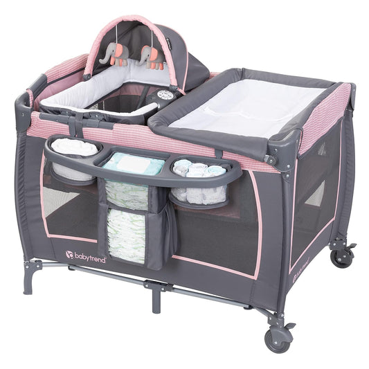 Baby Trend Lil' Snooze Deluxe III, rosa acogedor