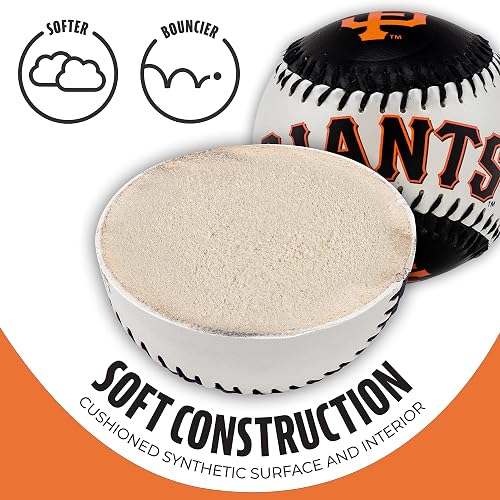 Franklin Sports MLB Team Baseball – MLB Team Logo Soft Baseball – Juguete de béisbol para niños – Gran decoración para escritorios y Oficina