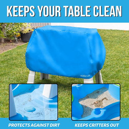 GoSports - Funda Universal para Mesa de Agua para niños, antirayos UV, Impermeable, se Adapta hasta 41 x 25 x 34 Pulgadas, Solo Funda, Color Azul