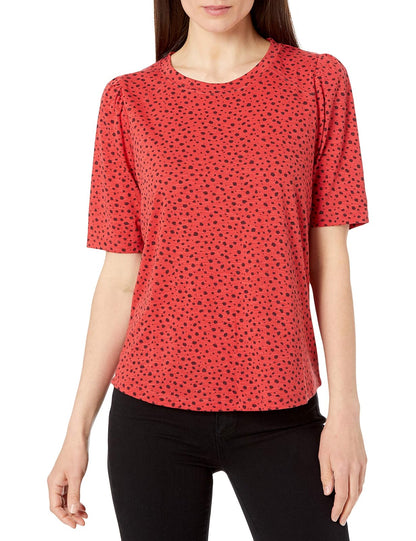 Democracy Camiseta de Manga abullonada para Mujer Camiseta para Mujer