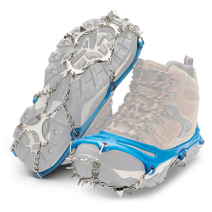 Yaktrax Ascent Heavy Duty Traction Cleats with 16 Stainless-Steel Spikes (1 Pair)