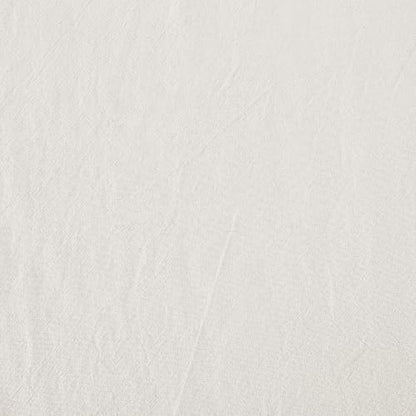 Archaeo 56538 - Cortina de pestañas 100% algodón Lavada, Panel de 52 x 95 Pulgadas, Color Marfil