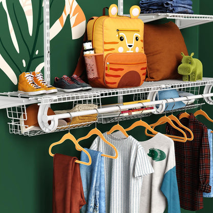 ClosetMaid Hideaway - Estante Colgante de Alambre para armarios, despensas, lavaderos (Paquete de 3)