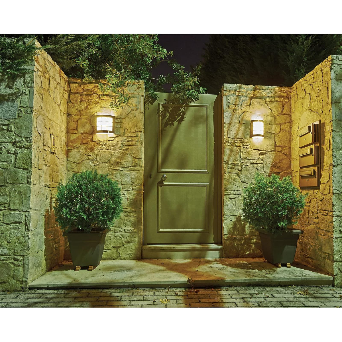 Volteck Lait ARB-003L, Arbotante decorativo de LED 15 W acero inoxidable luz cálida