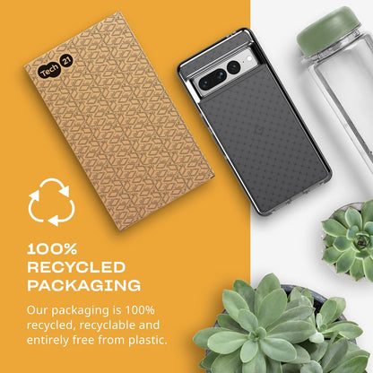 Tech21 Google Pixel 7 Pro EVO Check - Funda Ultra Protectora para teléfono con protección contra caídas múltiples de 15 pies