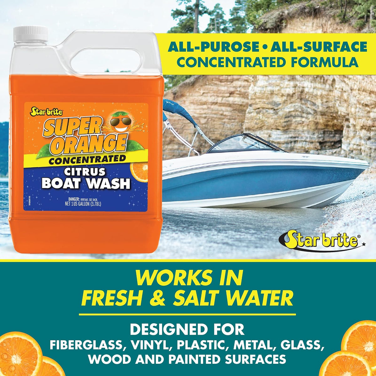 STAR BRITE Super Orange Citrus Boat Wash