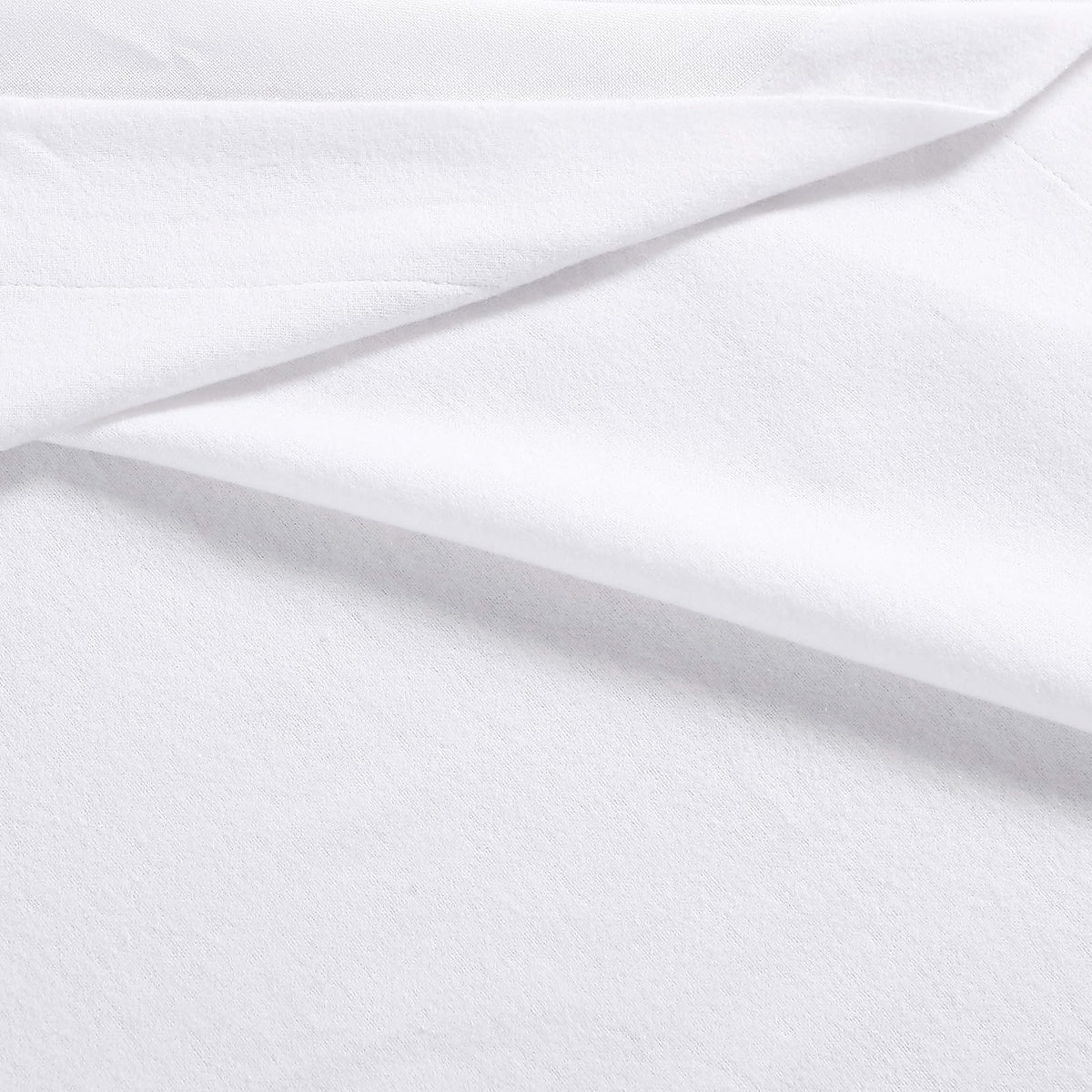 Eddie Bauer - Juego de sábanas matrimoniales, Franela de algodón, Cepillado para Mayor suavidad, decoración acogedora del hogar (Blanco, matrimonial)