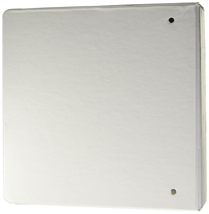 Oxford PP00304 Carpeta de Argollas Panorama Tamaño Carta con Polipropileno, Herraje "O" de 3", Color Blanca