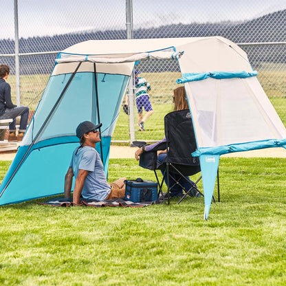 Coleman Toldo Go Shade 7.5x7.5 Pies | Mochila portátil, Ligero, Fácil instalación, Bolsa de Transporte, Ideal Playa Parque Campamento