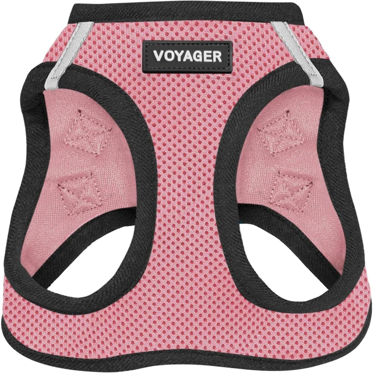 Best Pet Supplies Arnés Voyager Step-In Air para Perro, Todo Clima - Extra-Grande (Pecho: 21" - 23") - Base rosa