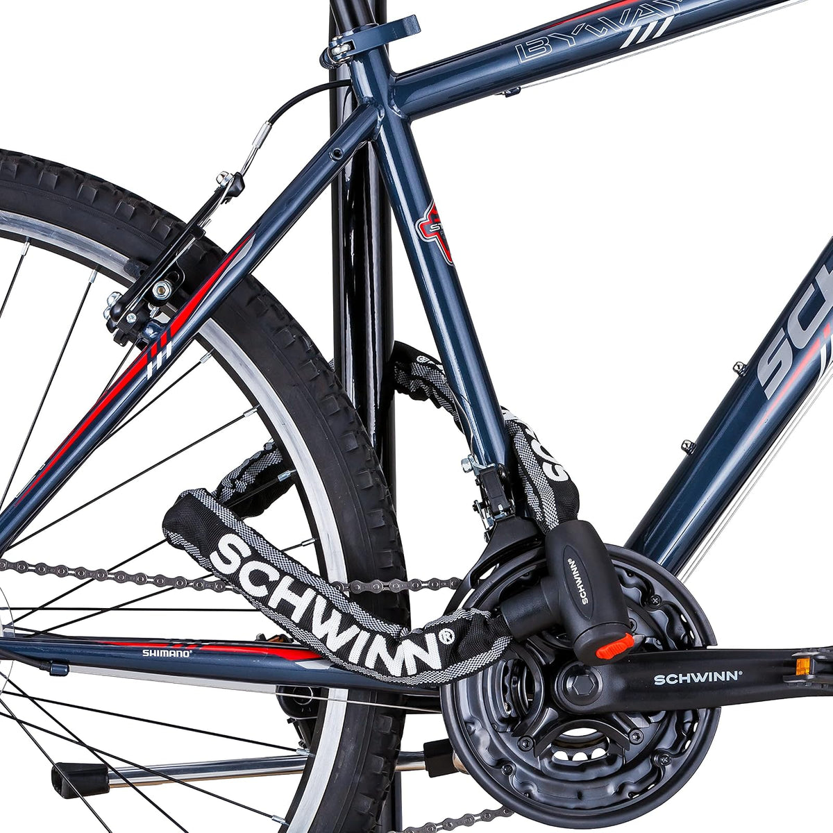 Schwinn Bloqueo antirrobo para Bicicleta, Niveles de Seguridad 1-5, Opciones de Llave y combinación, múltiples Longitudes