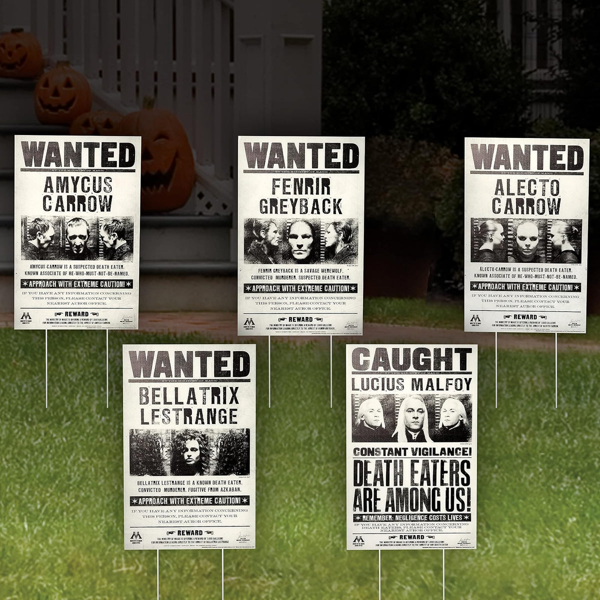 Rubie's Harry Potter Wanted - Cartel de decoración de césped, como se muestra, talla única