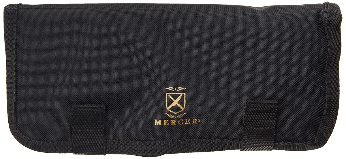 Mercer Culinary Genesis 7-Piece Forged Steak Knife Set, Steel/Black