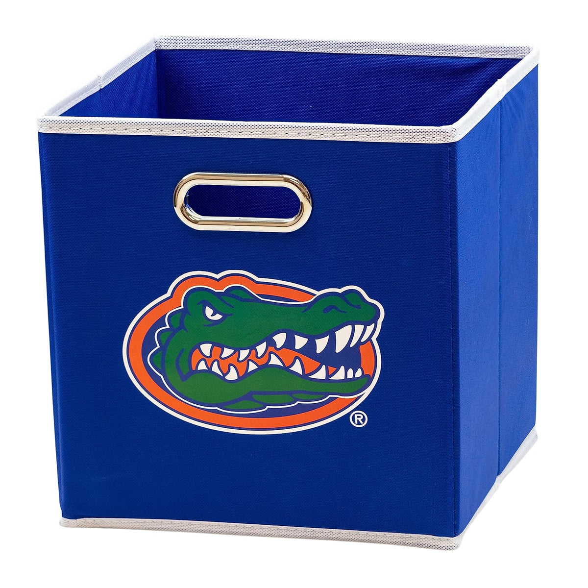 Franklin Sports NCAA College Team - Cubos de Almacenamiento de Tela Hechos para Adaptarse a organizadores de contenedores de Almacenamiento (11 x 10.5 x 10.5) - Florida Gators